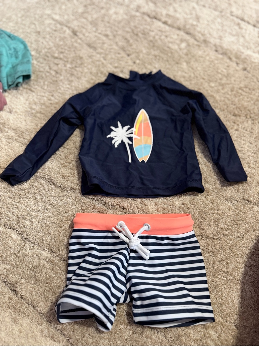 Snapper Rock New Zeland Baby Infant Girl Swimsuit 3-6 M UPF 50+